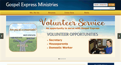 Desktop Screenshot of gospelexpressonline.org